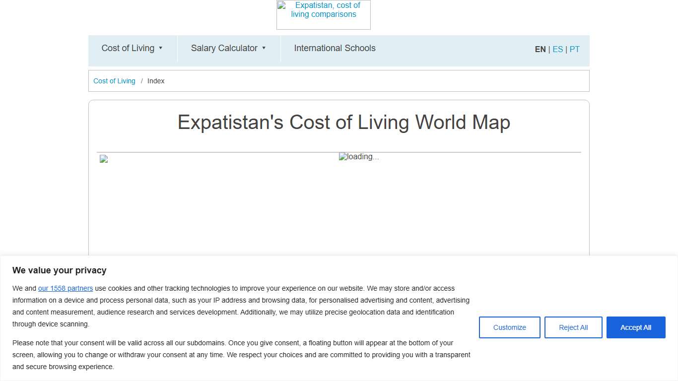 Cost of Living Index. Updated Jan 2026